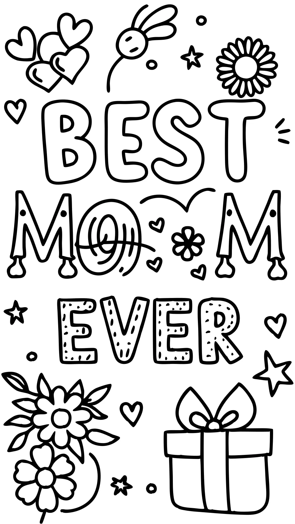 best mom ever coloring pages